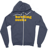 bowling sucks Zipper Hoodie