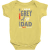 I Wear Grey For My Dad (Brain Cancer Awareness) Baby Onesie