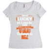 The world's greatest dad belongs to me Fathers Day Women's Triblend Scoop T-shirt