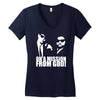 the blues brothers inspired on a mission from god funny Women's V-Neck T-Shirt