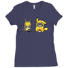 totoro &amp; pikachu onesie Ladies Fitted T-Shirt