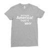 because america Ladies Fitted T-Shirt
