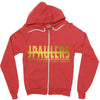 jake paulers gold Zipper Hoodie