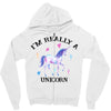 i'm really a unicorn Zipper Hoodie