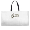 pray for the olsens Weekender Totes