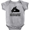 i have my own font Baby Bodysuit