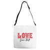 Love Adjustable Strap Totes