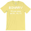binary geek t shirt 2xl code funny pixels nerdy cpu linux programmer n T-Shirt
