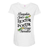 pumpkin spice hocus pocus and cozy sweaters Maternity Scoop Neck T-shirt