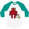 bird powered robot 3/4 Sleeve Shirt