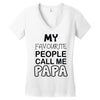 fathers day papa's Women's V-Neck T-Shirt