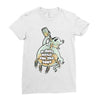 ghost just here for the boos Ladies Fitted T-Shirt