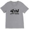 4x4 big skull head  off road V-Neck Tee