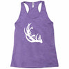 deer antler with buck forest Racerback Tank