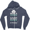 nurse nana Zipper Hoodie