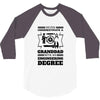 Never Underestimate A Granddad With An Engineer Degree 3/4 Sleeve Shirt