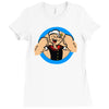 popeye le marin Ladies Fitted T-Shirt