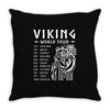 Viking World Tour Throw Pillow