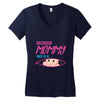 [your name] is going to be mommy Women's V-Neck T-Shirt