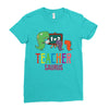 teacher saurus Ladies Fitted T-Shirt