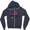makeup to basketball Zipper Hoodie