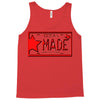 texas made lone star license plate Tank Top