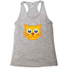 cat yellow Racerback Tank