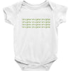 i am a ganius Baby Bodysuit
