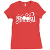 halloween spooky Ladies Fitted T-Shirt