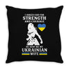 ukrainian wife Throw Pillow