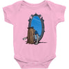 the looking glass Baby Bodysuit