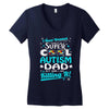 super cool autism dad Women's V-Neck T-Shirt