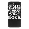 biker t shirt cafe racers ton up boys rockers greasers rock &amp; roll iPhone 7 Plus Case