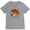 pancake pug V-Neck Tee
