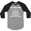 Sagittarius Woman 3/4 Sleeve Shirt