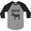 kiss my ass 3/4 Sleeve Shirt