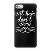 cat hair don't care cute crazy cat iPhone 7 Case