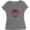 living in santa carla Women's Triblend Scoop T-shirt
