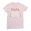 papa the man the myth the legend Ladies Fitted T-Shirt