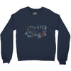an exhaustive guide to cuts of meat Crewneck Sweatshirt