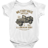 american army jeep Baby Onesie