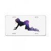 Space Girl License Plate