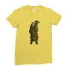 Bear in The Forest Ladies Fitted T-Shirt