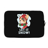 let it snow Laptop sleeve