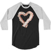bacon heart 3/4 Sleeve Shirt