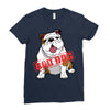 bad dog Ladies Fitted T-Shirt