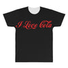 I Love Cola All Over Men's T-shirt