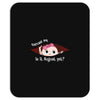 August Peeking Out Baby Girl Mousepad