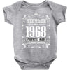 vintage made in 1968 perfectly aged a living legend Baby Bodysuit