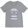 Never Underestimate The Strength Of A Hodgkins Cancer Warrior V-Neck Tee